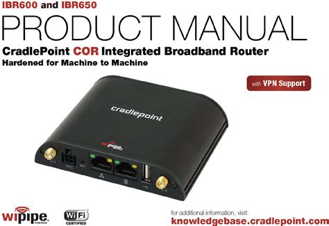 Cradlepoint wireless router manual